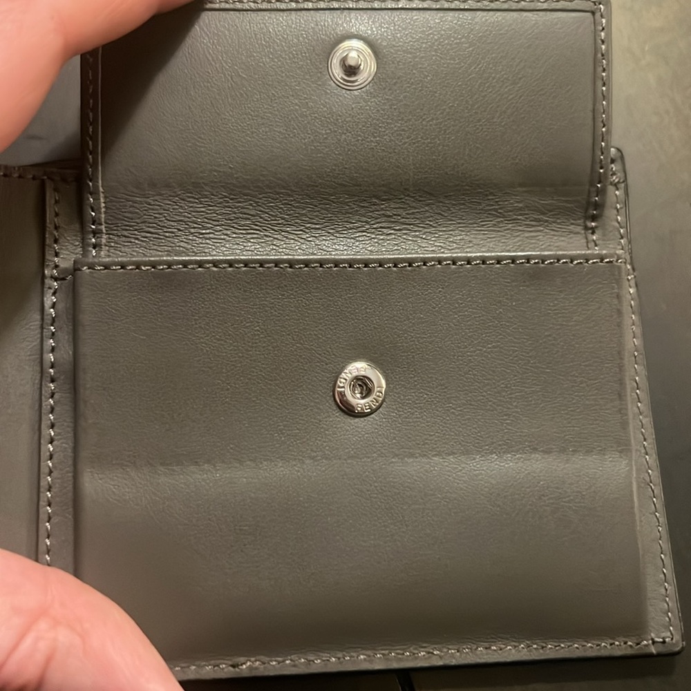 Fendi Monster Black Python Eyes Bifold - image 6